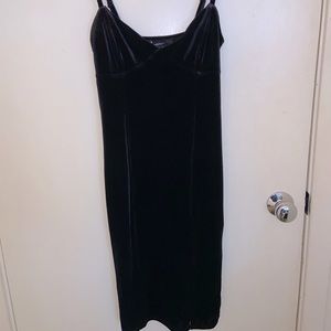 Velvet Dress with slit